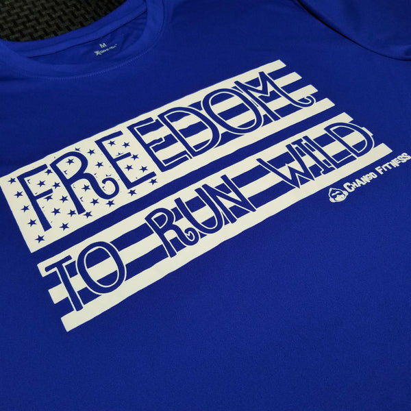 Freedom to Run Wild - Chango Fitness Short Sleeve Shirt